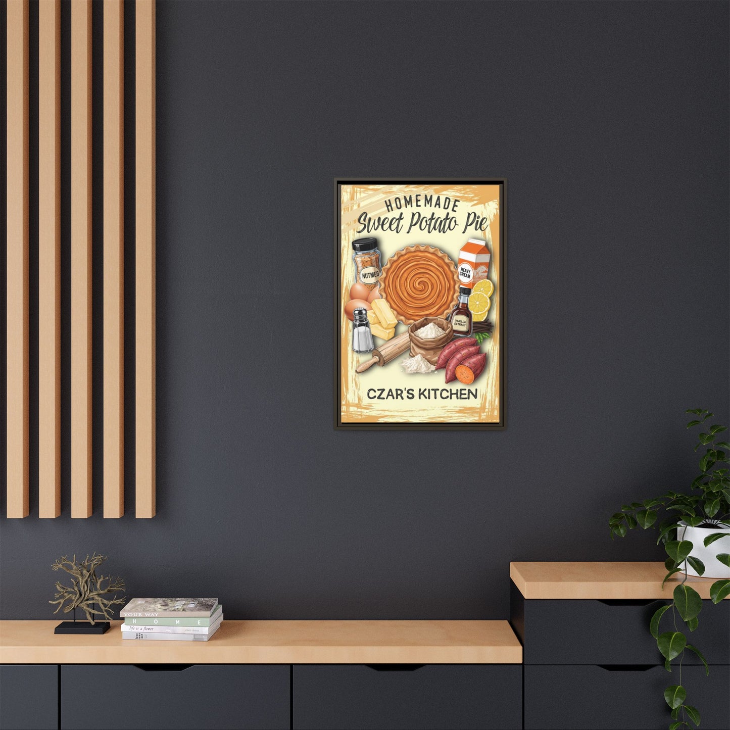 Matte Canvas, Framed (Multi-color) 20x30