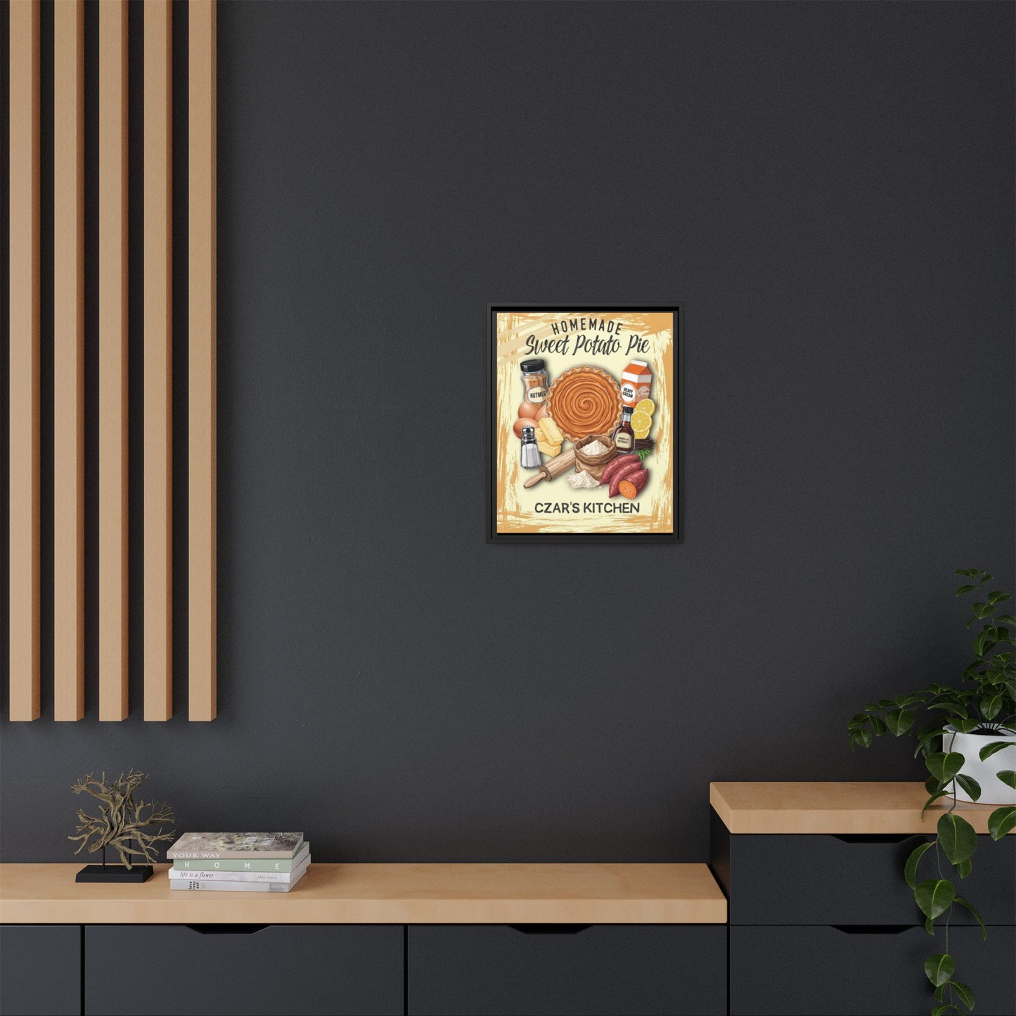 Matte Canvas, Framed (Multi-color) 16x20