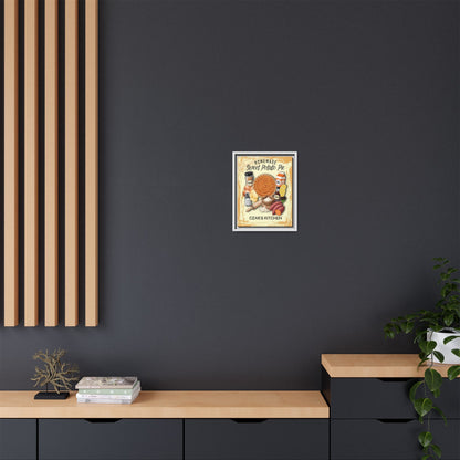 Matte Canvas, Framed (Multi-color) 11x14