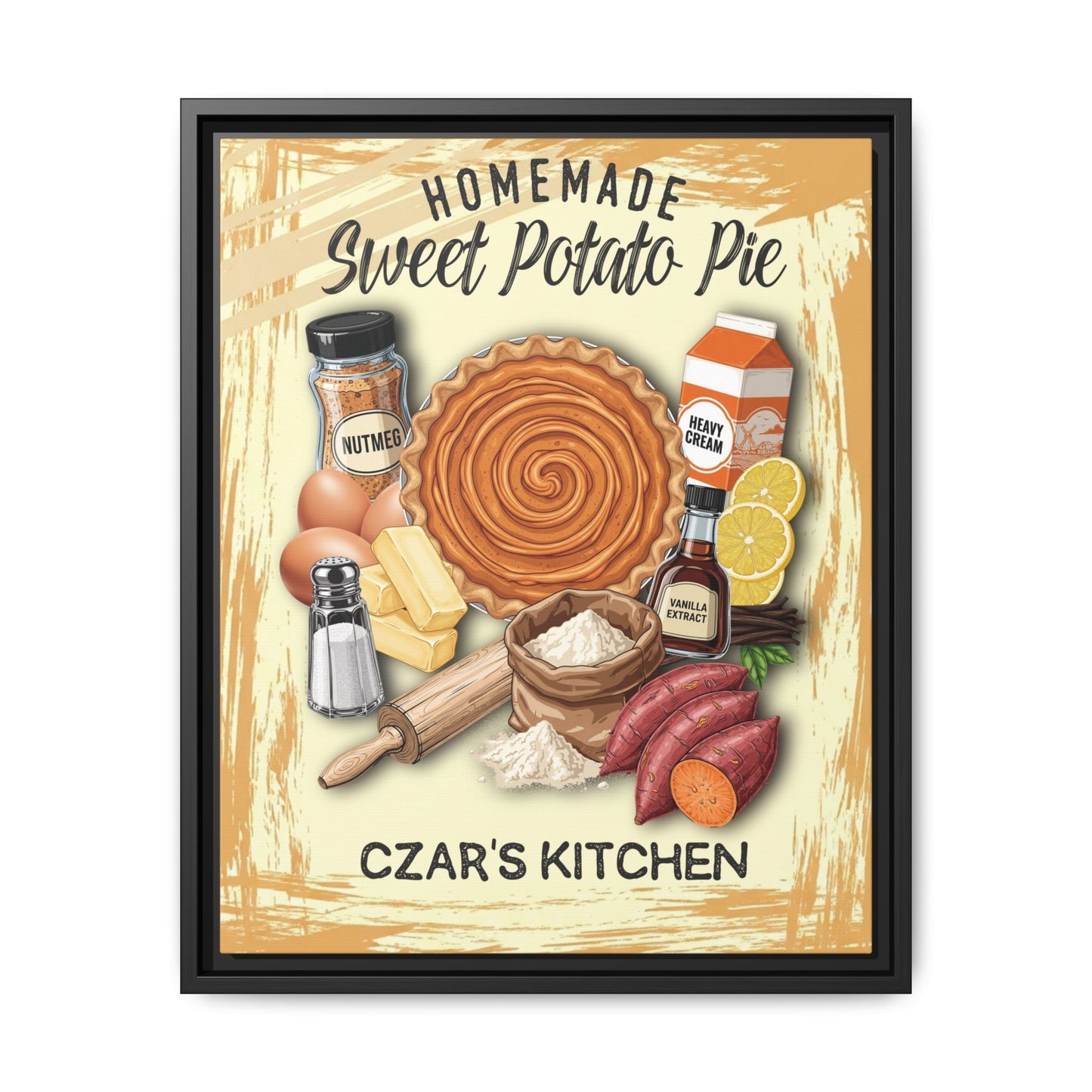 Matte Canvas, Framed (Multi-color) 16x20