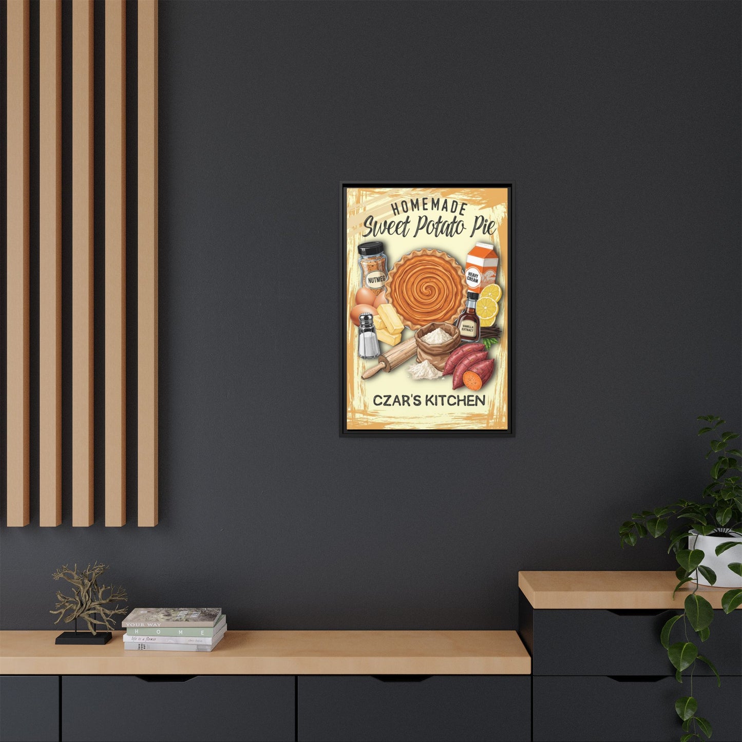 Matte Canvas, Framed (Multi-color) 20x30