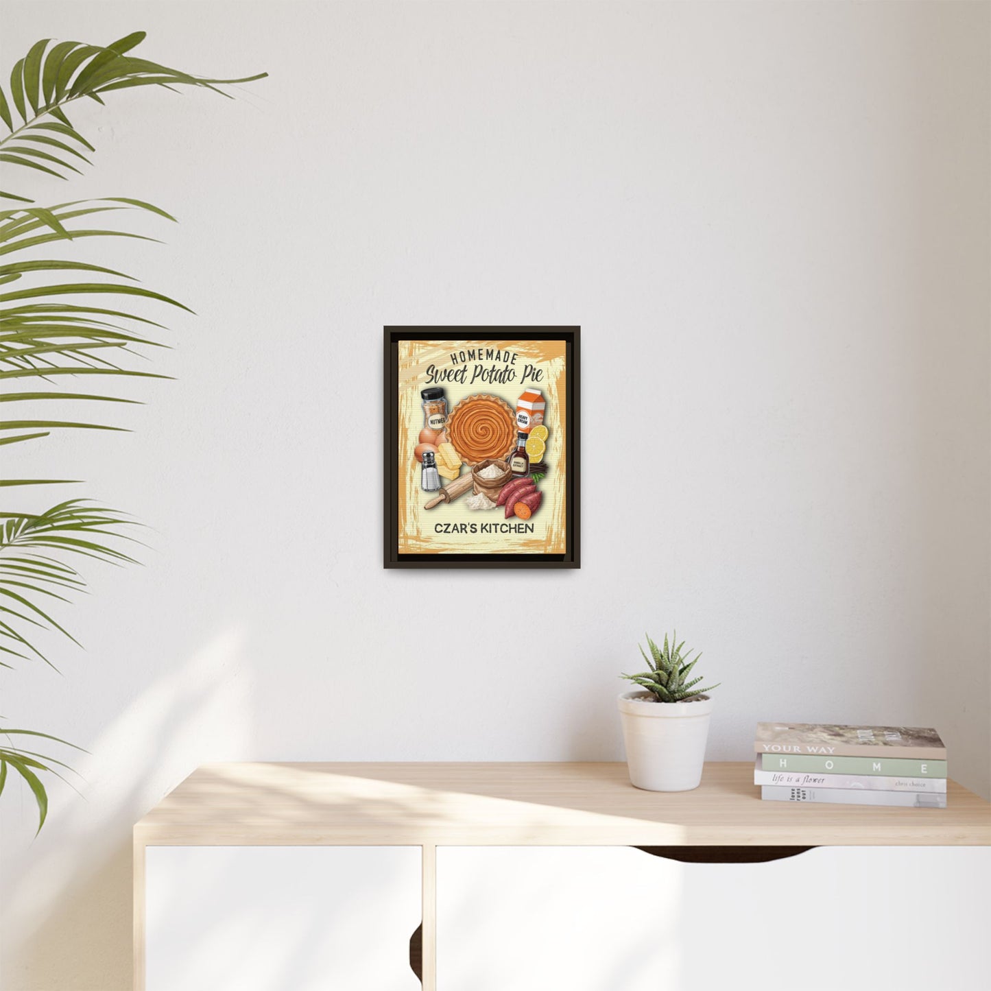 Matte Canvas, Framed (Multi-color) 11x14