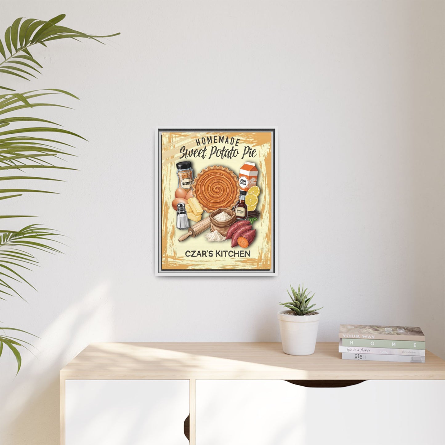 Matte Canvas, Framed (Multi-color) 16x20