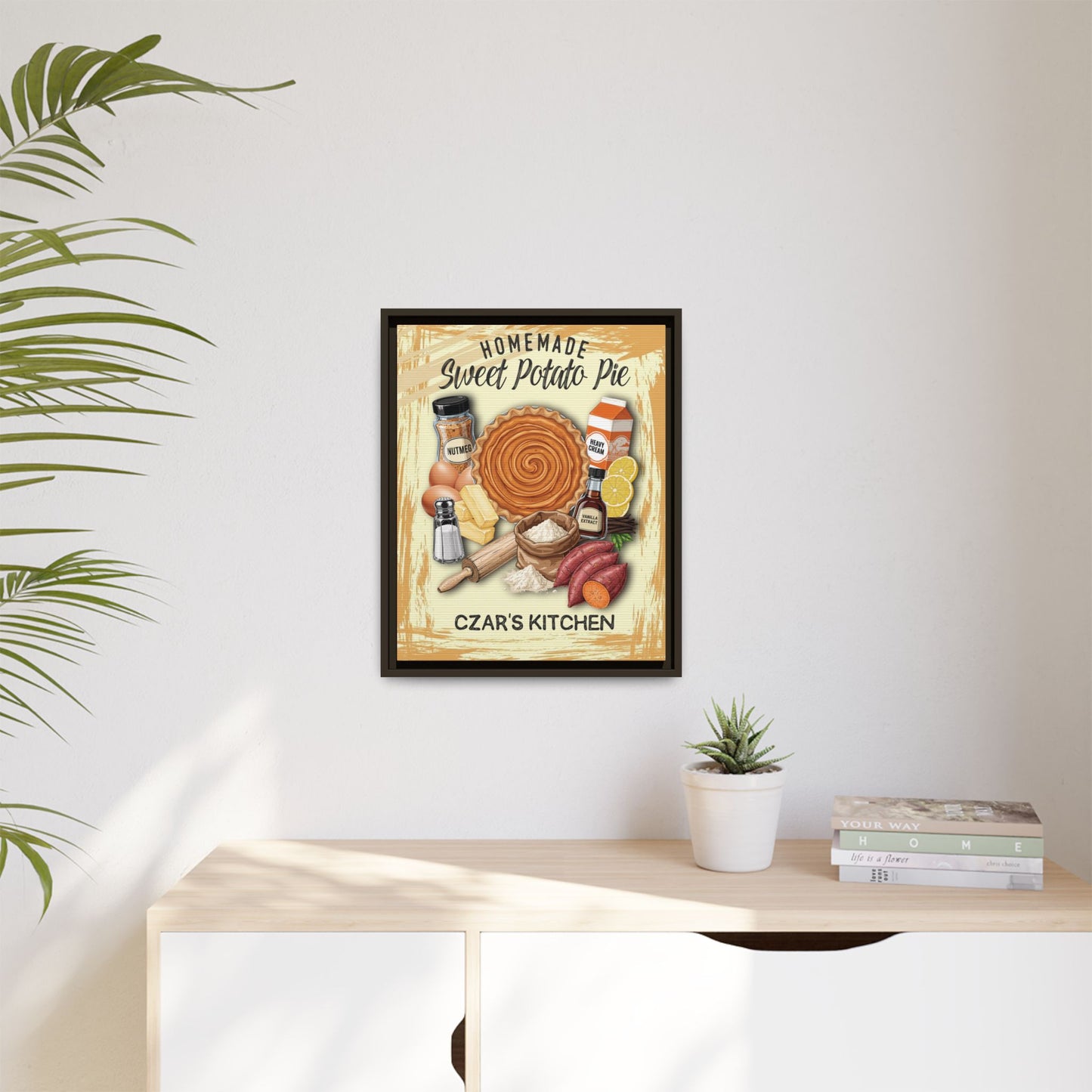 Matte Canvas, Framed (Multi-color) 16x20