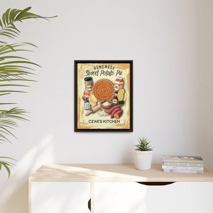 Matte Canvas, Framed (Multi-color) 16x20