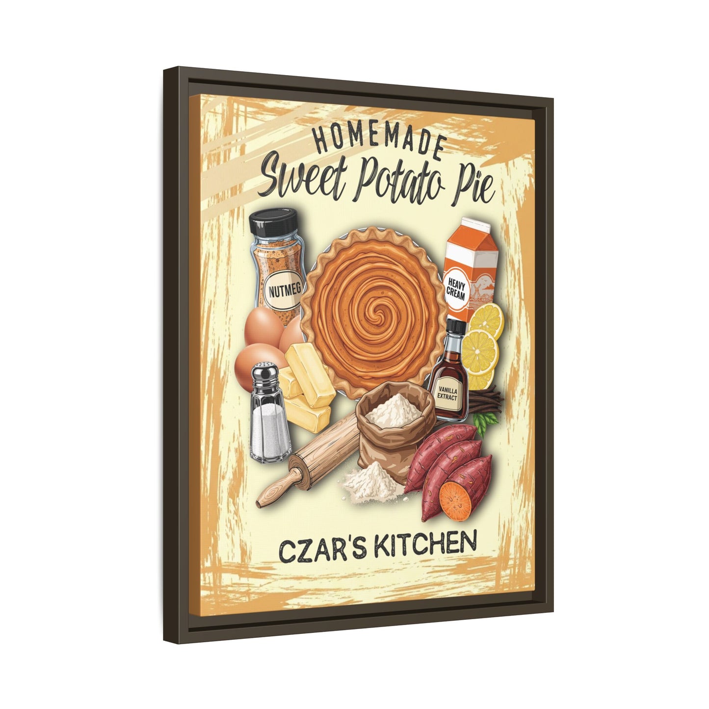 Matte Canvas, Framed (Multi-color) 16x20