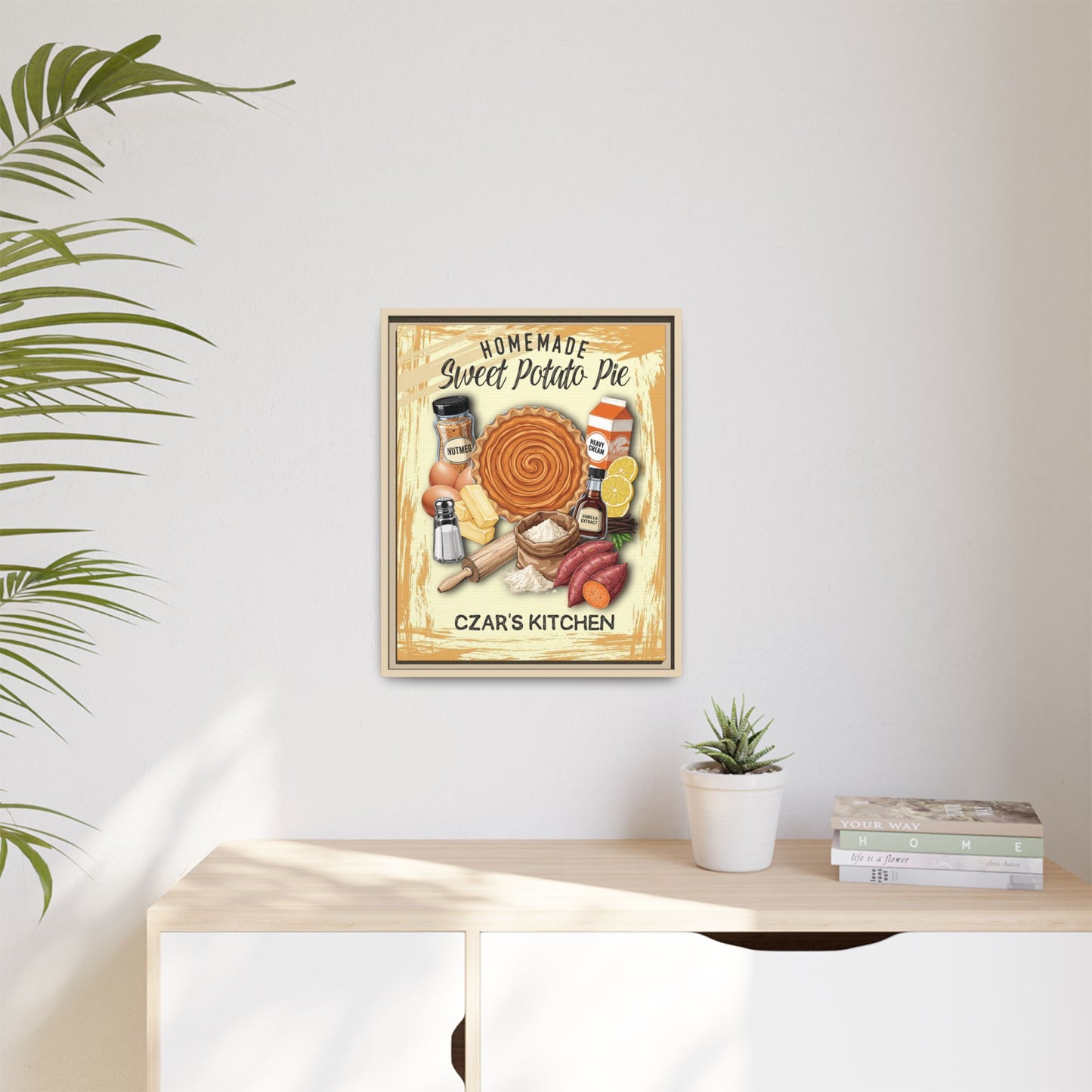 Matte Canvas, Framed (Multi-color) 16x20