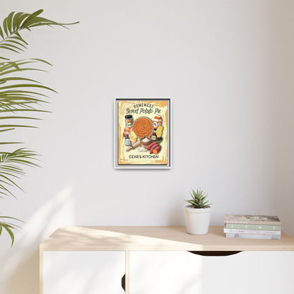 Matte Canvas, Framed (Multi-color) 11x14