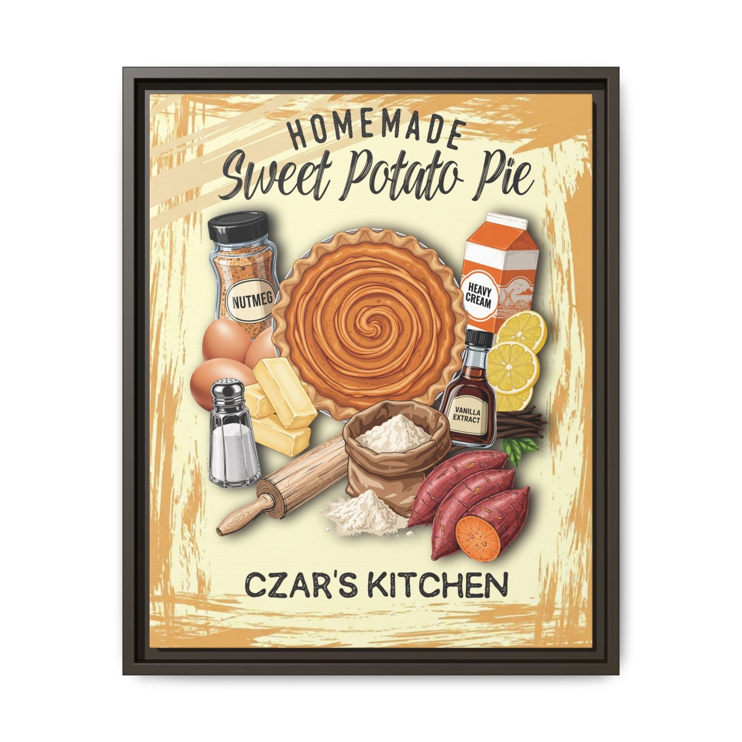 Matte Canvas, Framed (Multi-color) 16x20
