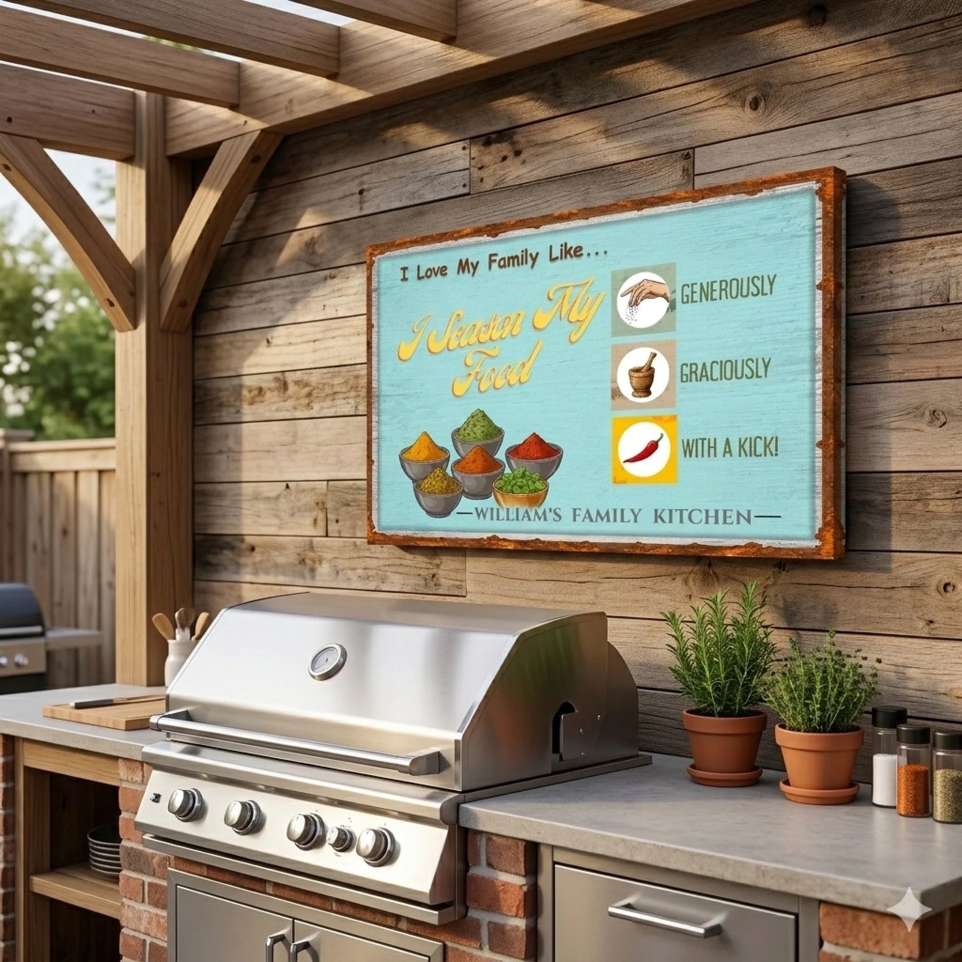ISMF BBQ BackYard Kitchen Mockup
