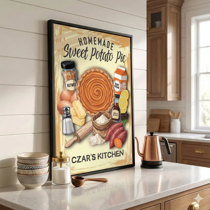 SPP Black Frame Tradional Kitchen Mockup