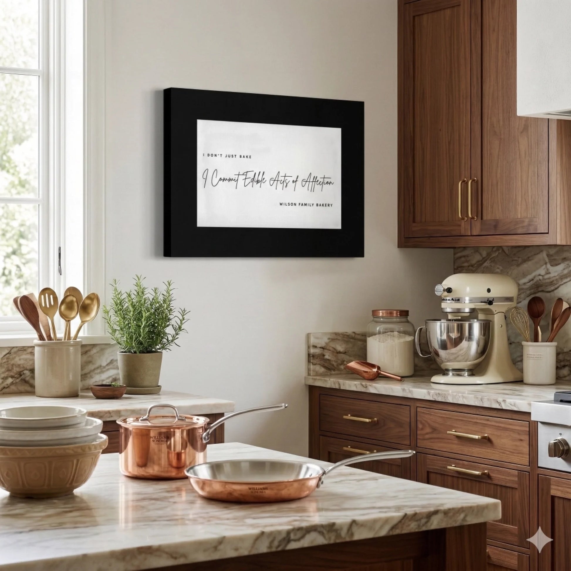 Edible Country Luxury Warm Kitchen Mockup