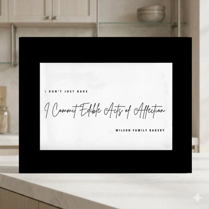 Personalized Canvas Wall Art - Gift for Bakers