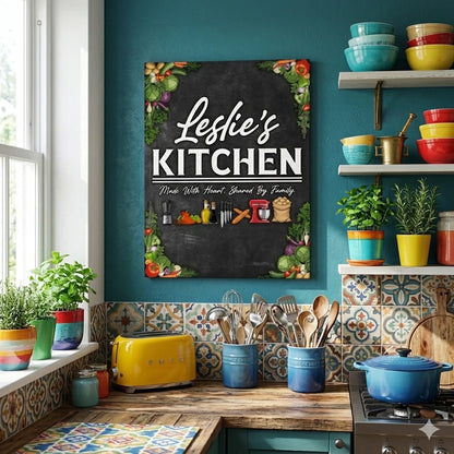 Leslie's Kitchen Vertical Eclectic Mockup