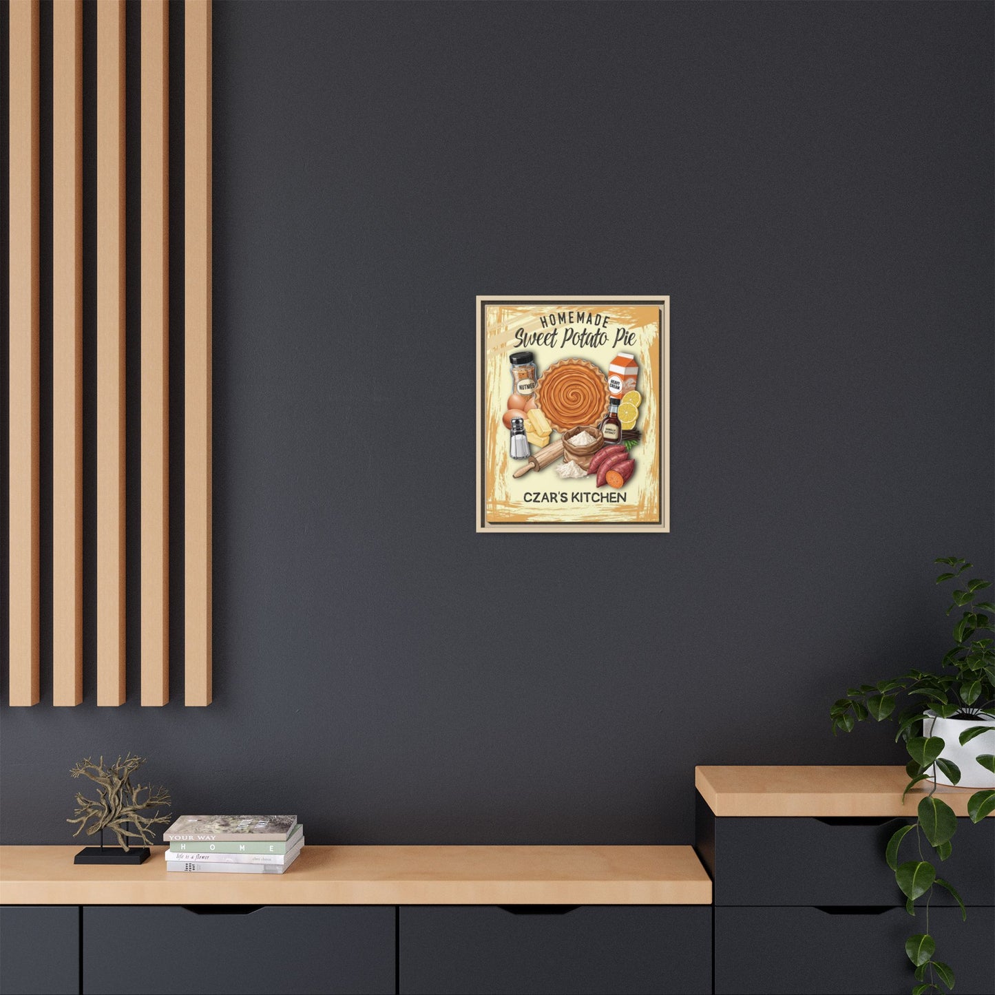 Matte Canvas, Framed (Multi-color) 16x20