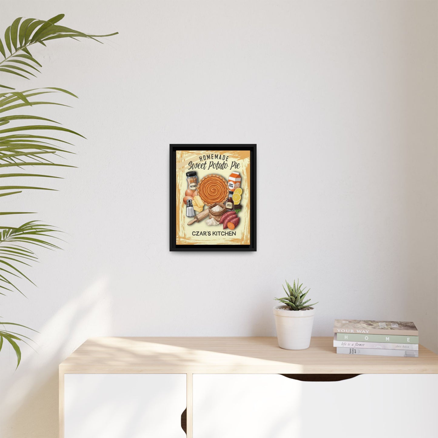 Matte Canvas, Framed (Multi-color) 11x14