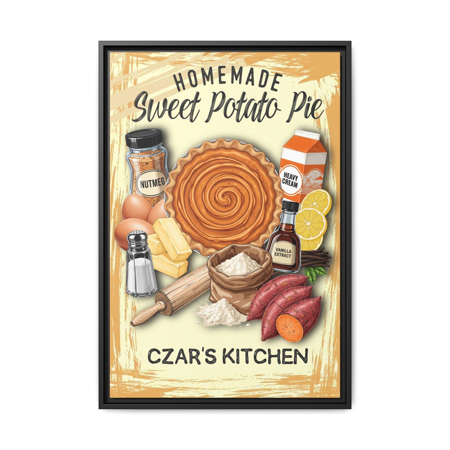 Matte Canvas, Framed (Multi-color) 20x30