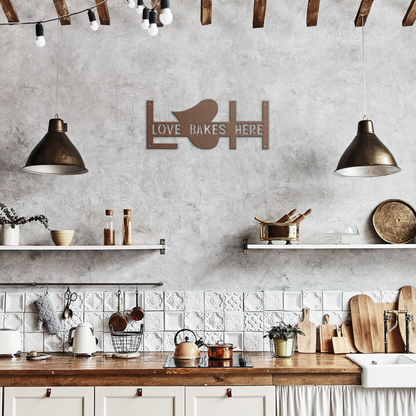 Metal Wall Art, Unique Gift for Food Lovers